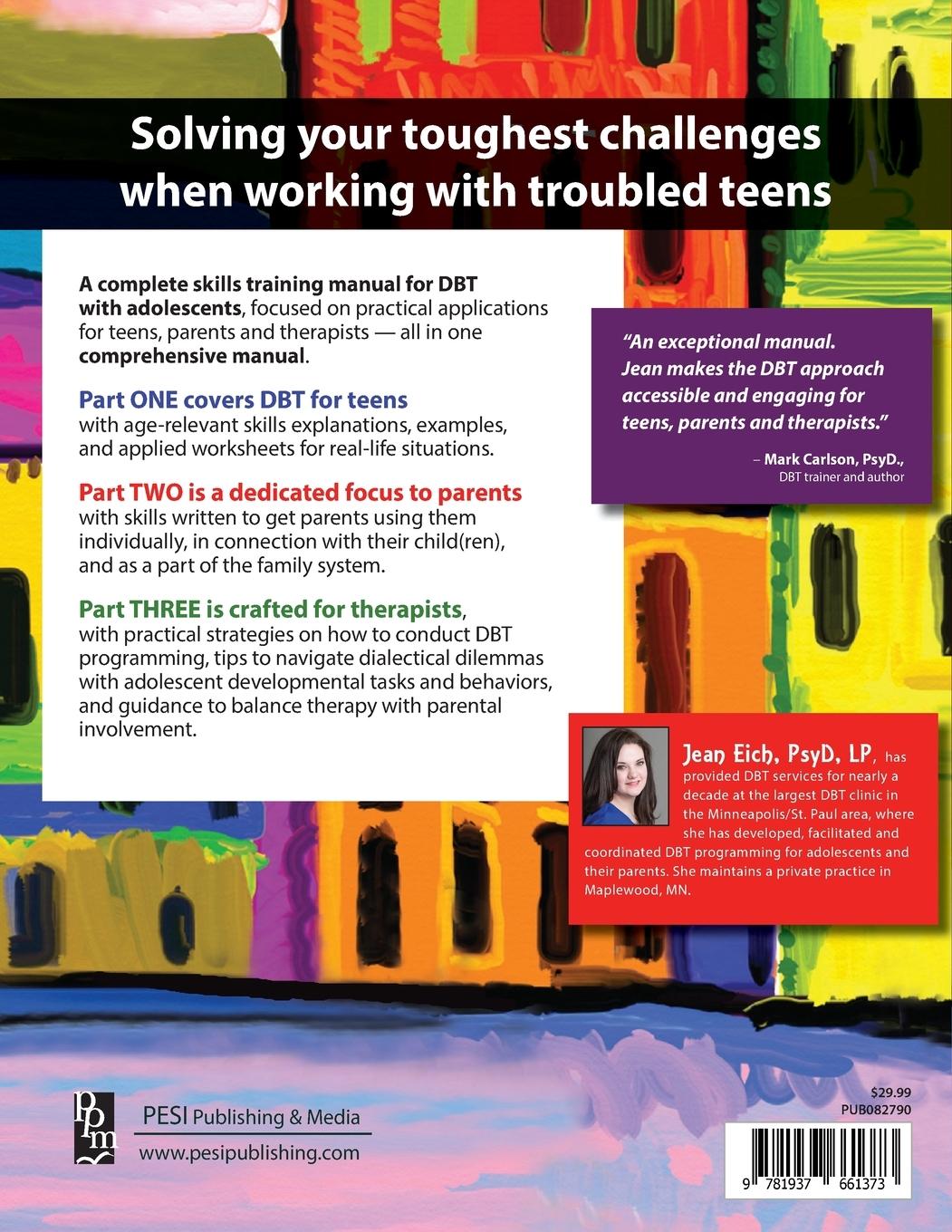 Rückseitencover Dialectical Behavior Therapy Skills Training with Adolescents