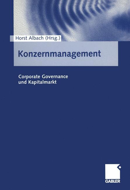 Vorderes Coverbild Konzernmanagement