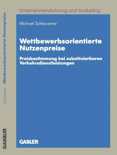 Vorderes Coverbild Wettbewerbsorientierte Nutzenpreise