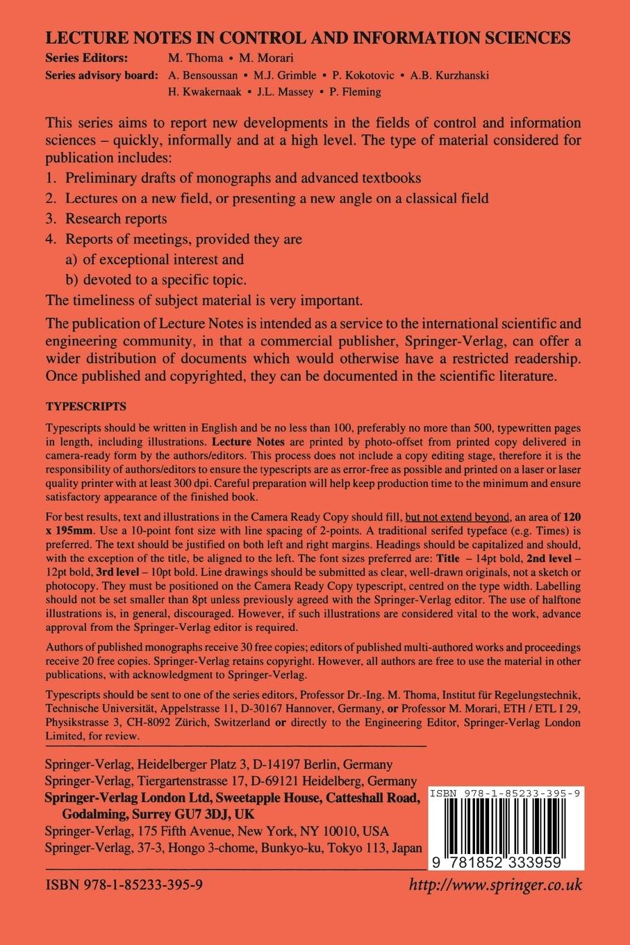 Rückseitencover Modeling and IPC Control of Interactive Mechanical Systems - A Coordinate-Free Approach