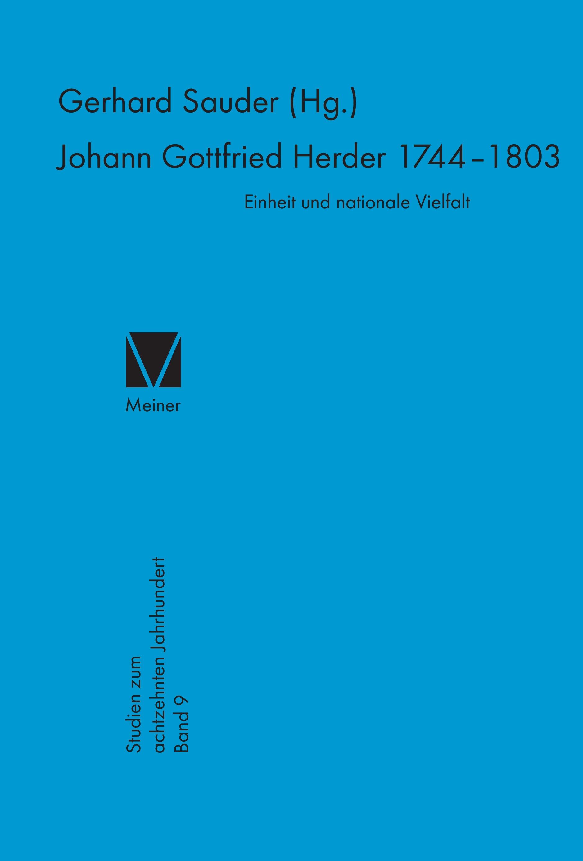Vorderes Coverbild Johann Gottfried Herder (1744-1803)