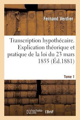 Vorderes Coverbild Transcription Hypothécaire Tome 1