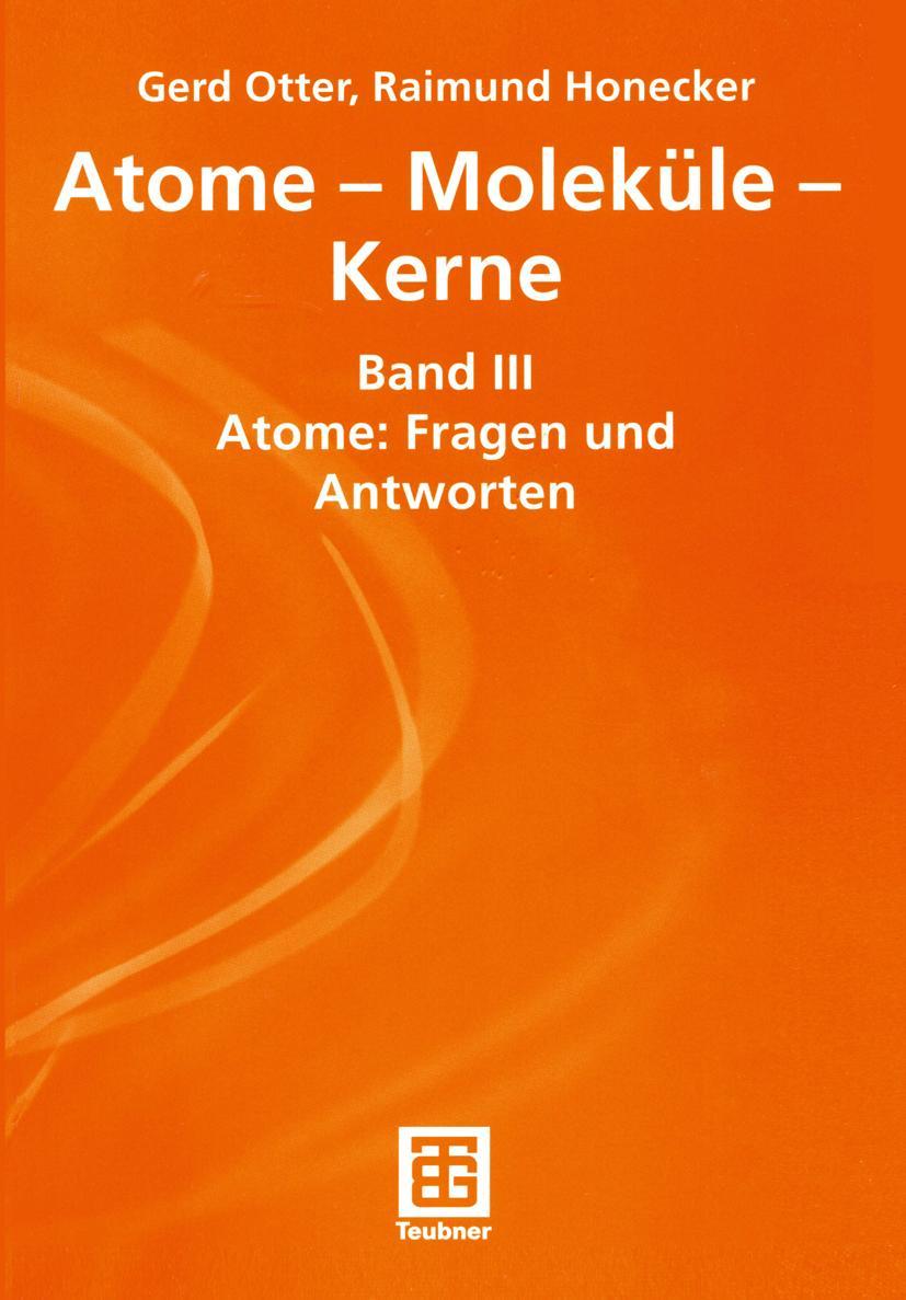 Vorderes Coverbild Atome - Moleküle - Kerne