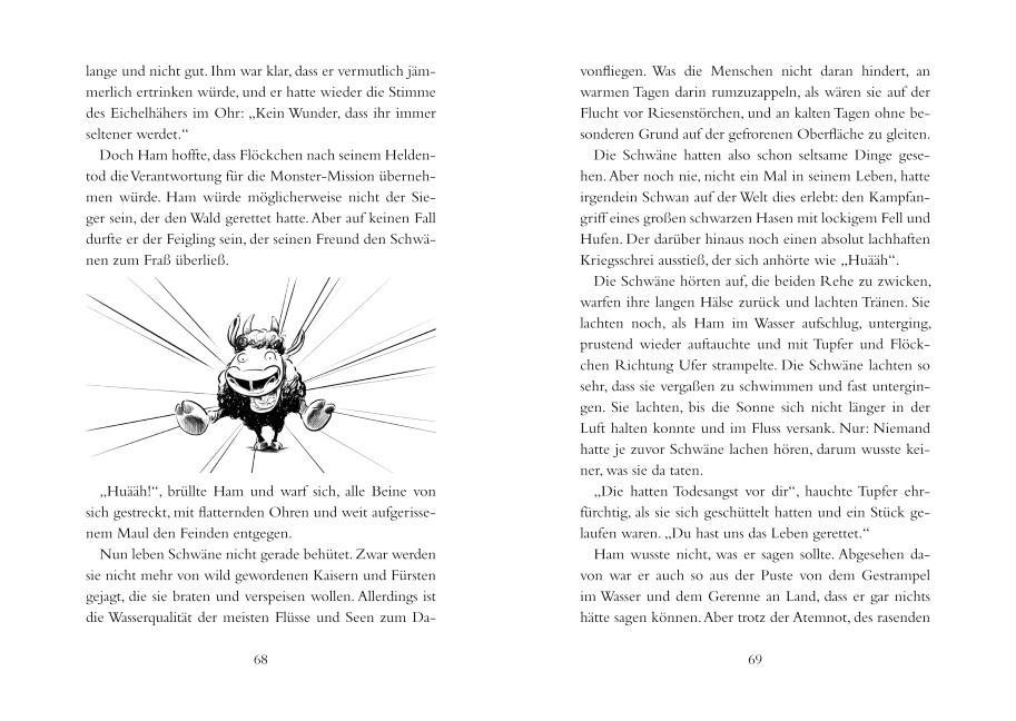 Beispielinhalt (Bild) Das wilde Mäh und die Monster-Mission ( MÄÄÄH )