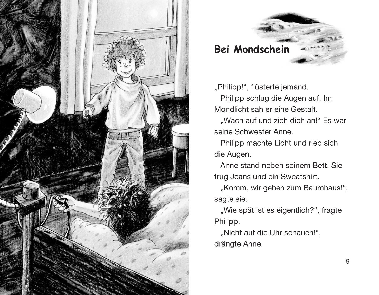 Beispielinhalt (Bild) Das magische Baumhaus 08. Abenteuer auf dem Mond