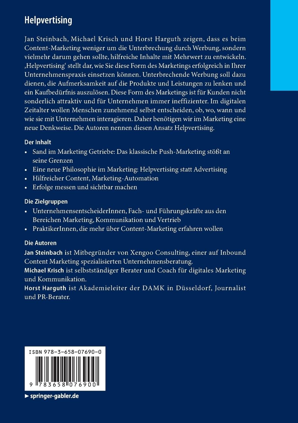 Rückseitencover Helpvertising