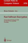 Vorderes Coverbild Fast Software Encryption