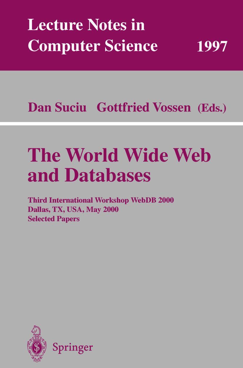 Vorderes Coverbild The World Wide Web and Databases