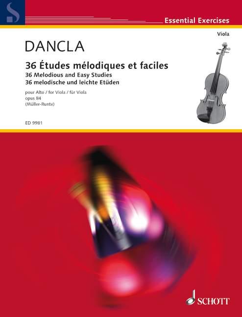 Vorderes Coverbild 36 Etudes mélodiques et faciles