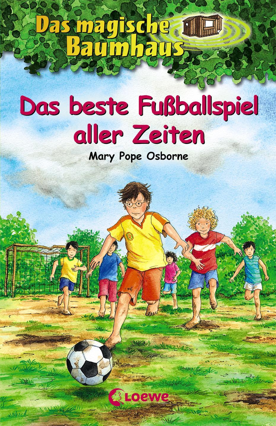 Vorderes Coverbild Das magische Baumhaus 50. Das beste Fußballspiel aller Zeiten