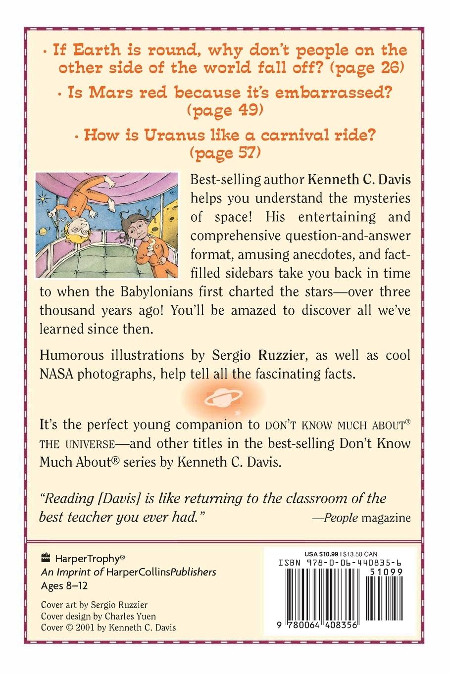 Rückseitencover Don't Know Much About Space