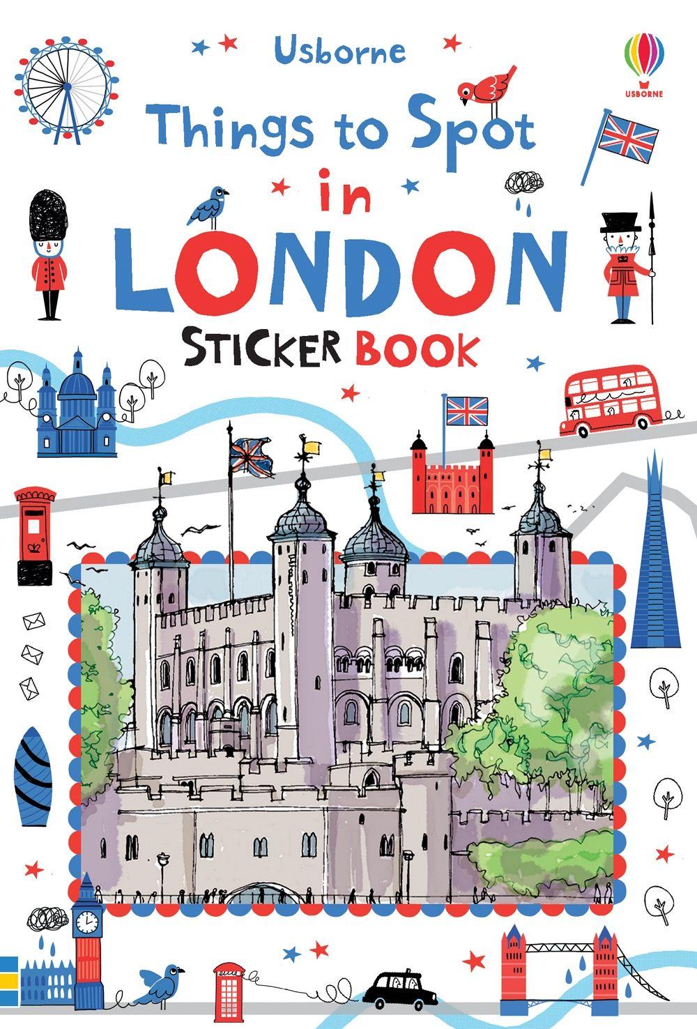 Vorderes Coverbild Things to spot in London Sticker Book