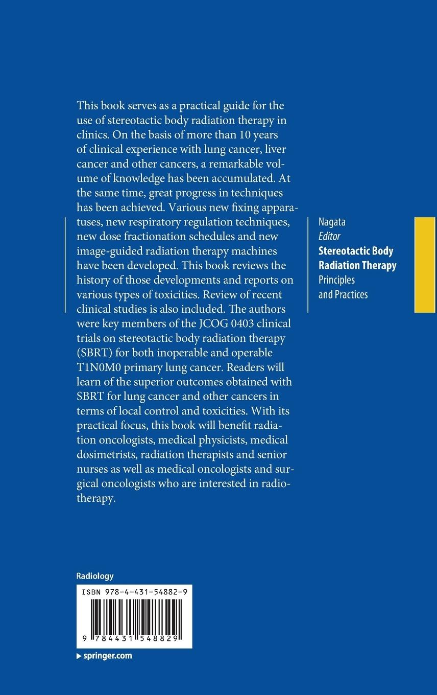 Rückseitencover Stereotactic Body Radiation Therapy