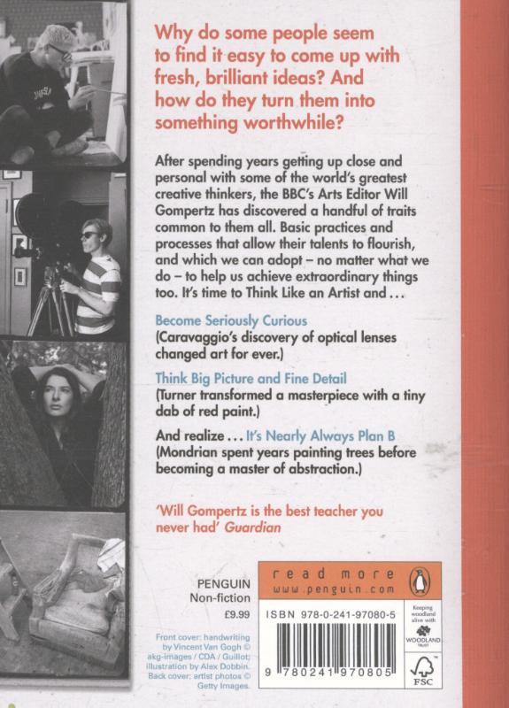 Rückseitencover Think Like an Artist