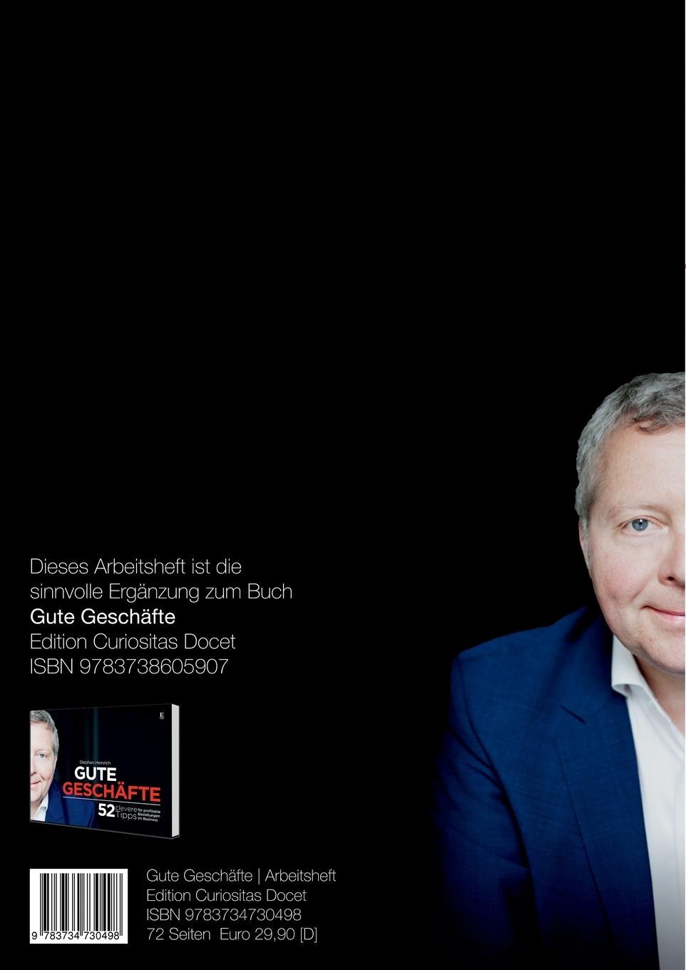 Rückseitencover Gute Geschäfte | Arbeitsheft