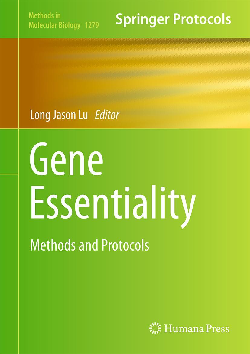 Vorderes Coverbild Gene Essentiality