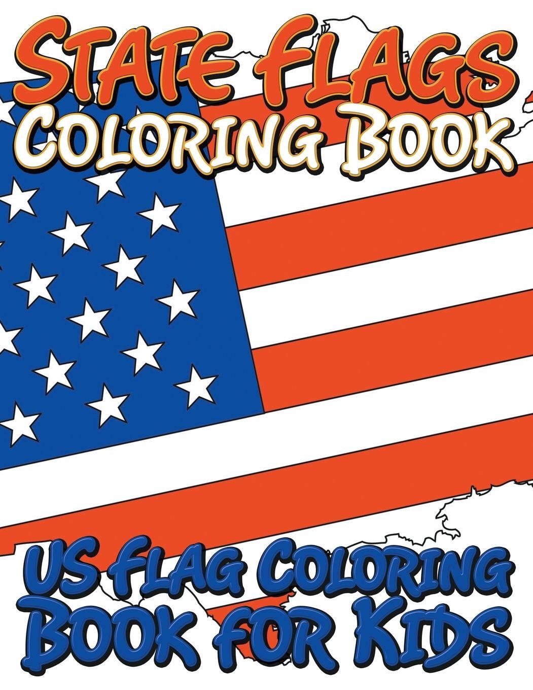Vorderes Coverbild State Flags Coloring Book