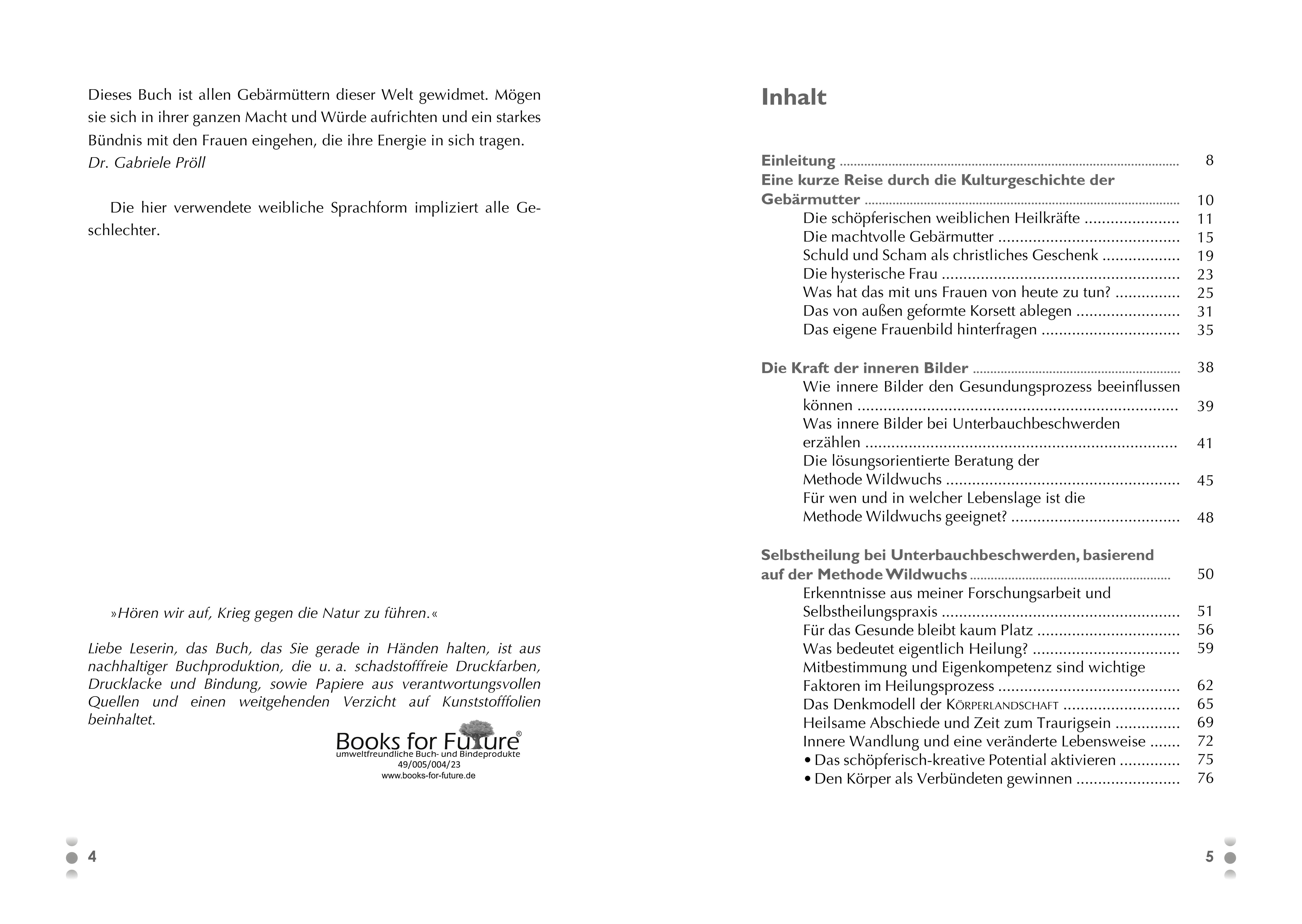 Beispielinhalt (Bild) Die "glückliche" Gebärmutter: Innere Bilder - selbstheilende Kraft bei Unterbauchbeschwerden