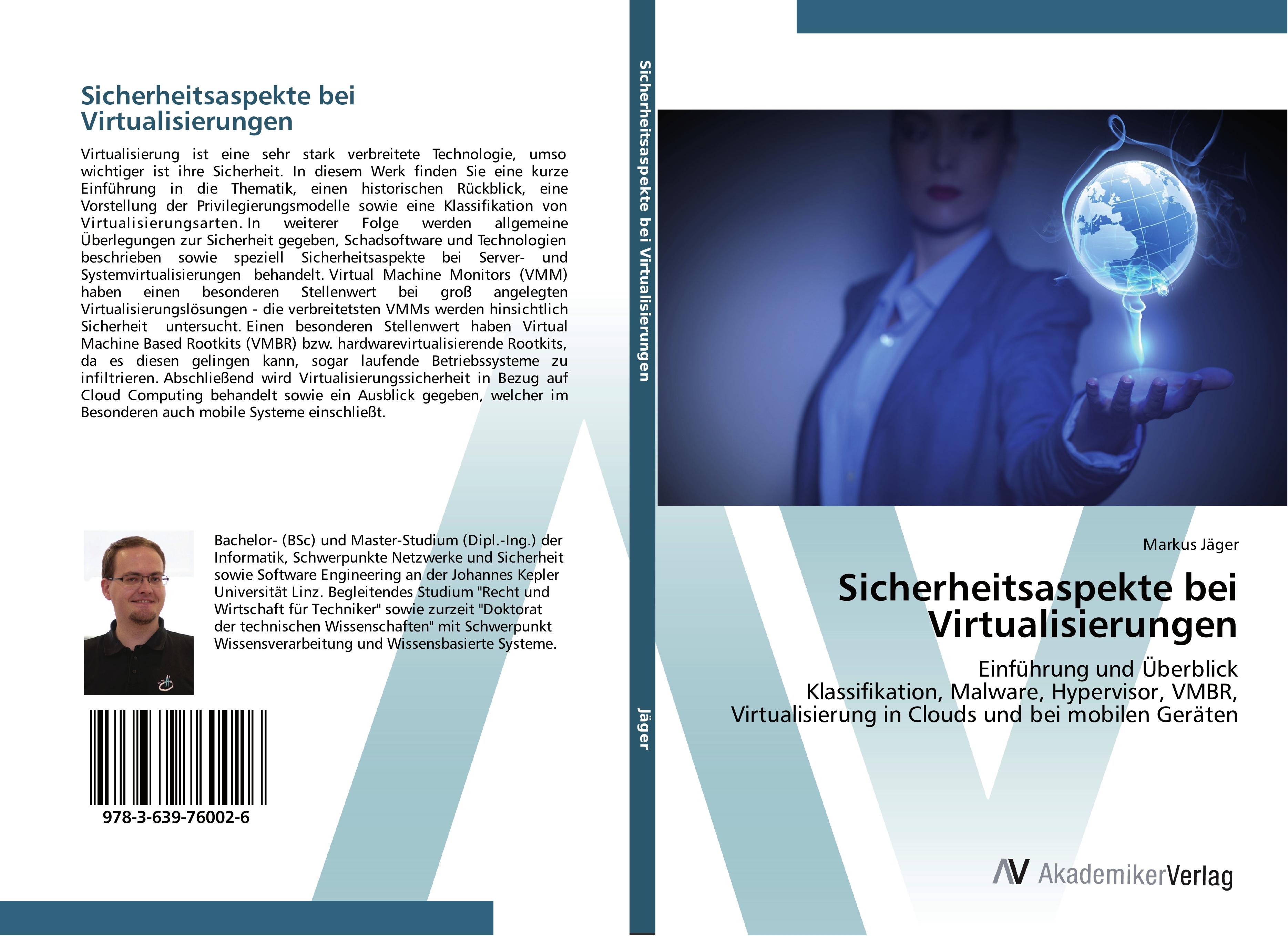 Vorderes Coverbild Sicherheitsaspekte bei Virtualisierungen