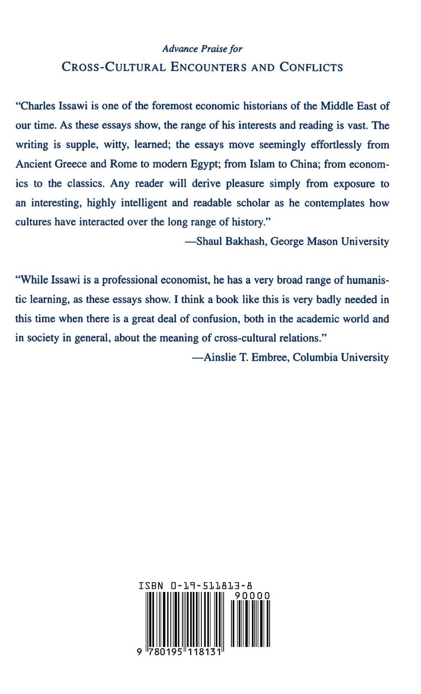 Rückseitencover Cross-Cultural Encounters and Conflicts