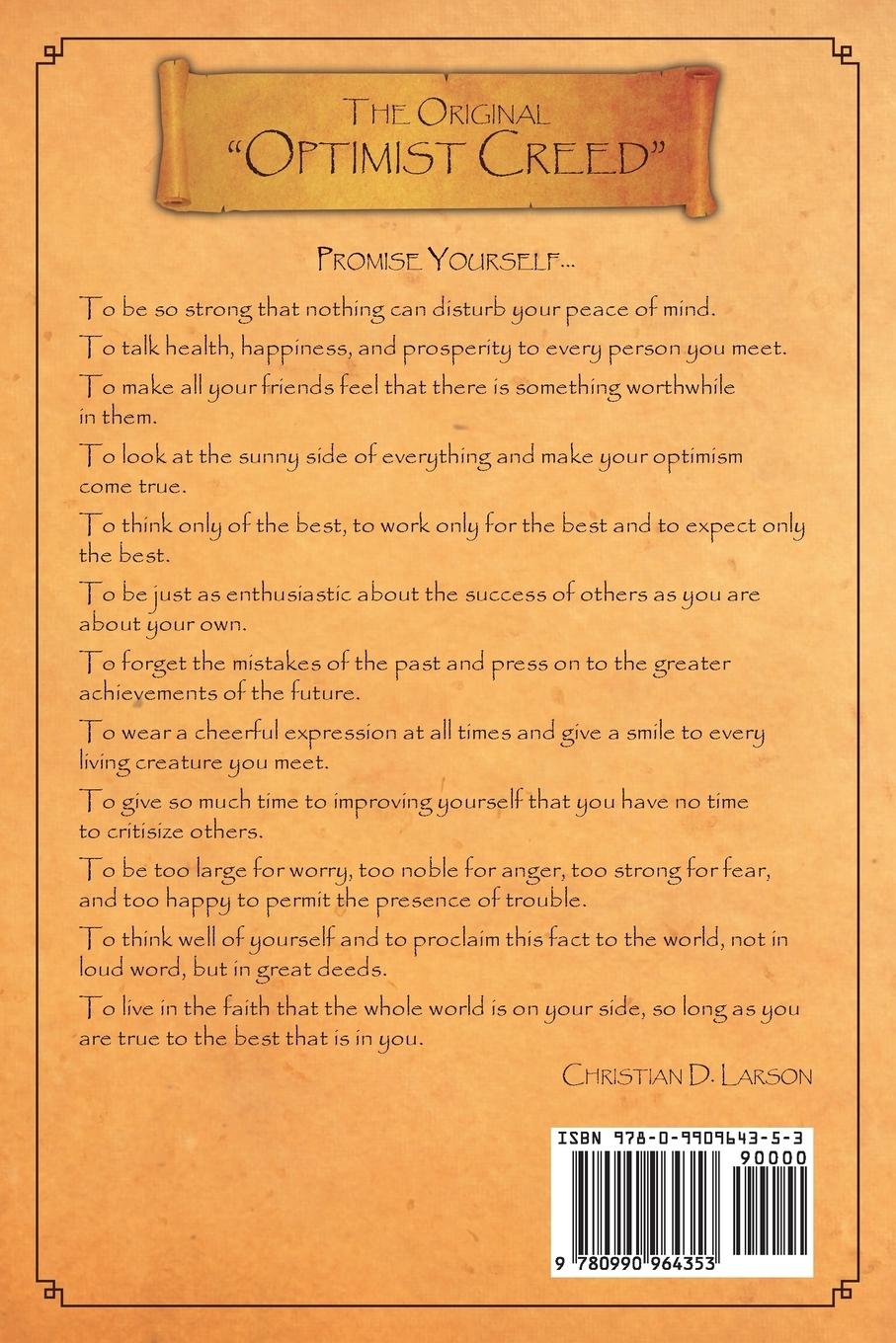 Rückseitencover Christian D. Larson - The Definitive Collection - Volume 6 of 6