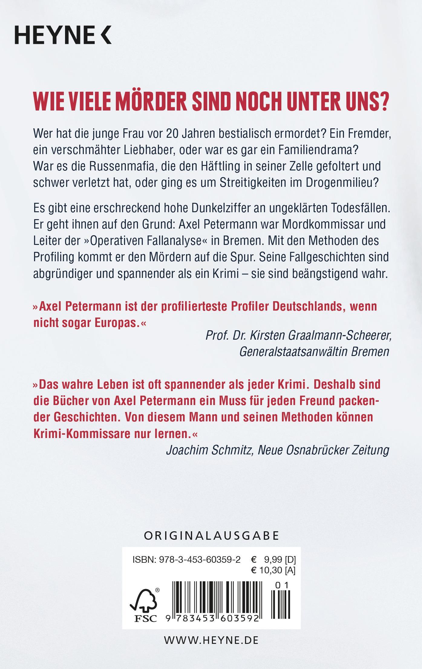 Rückseitencover Der Profiler
