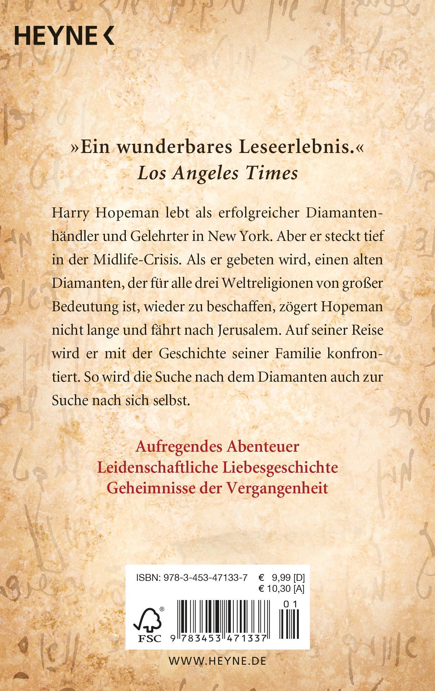 Rückseitencover Der Diamant des Salomon