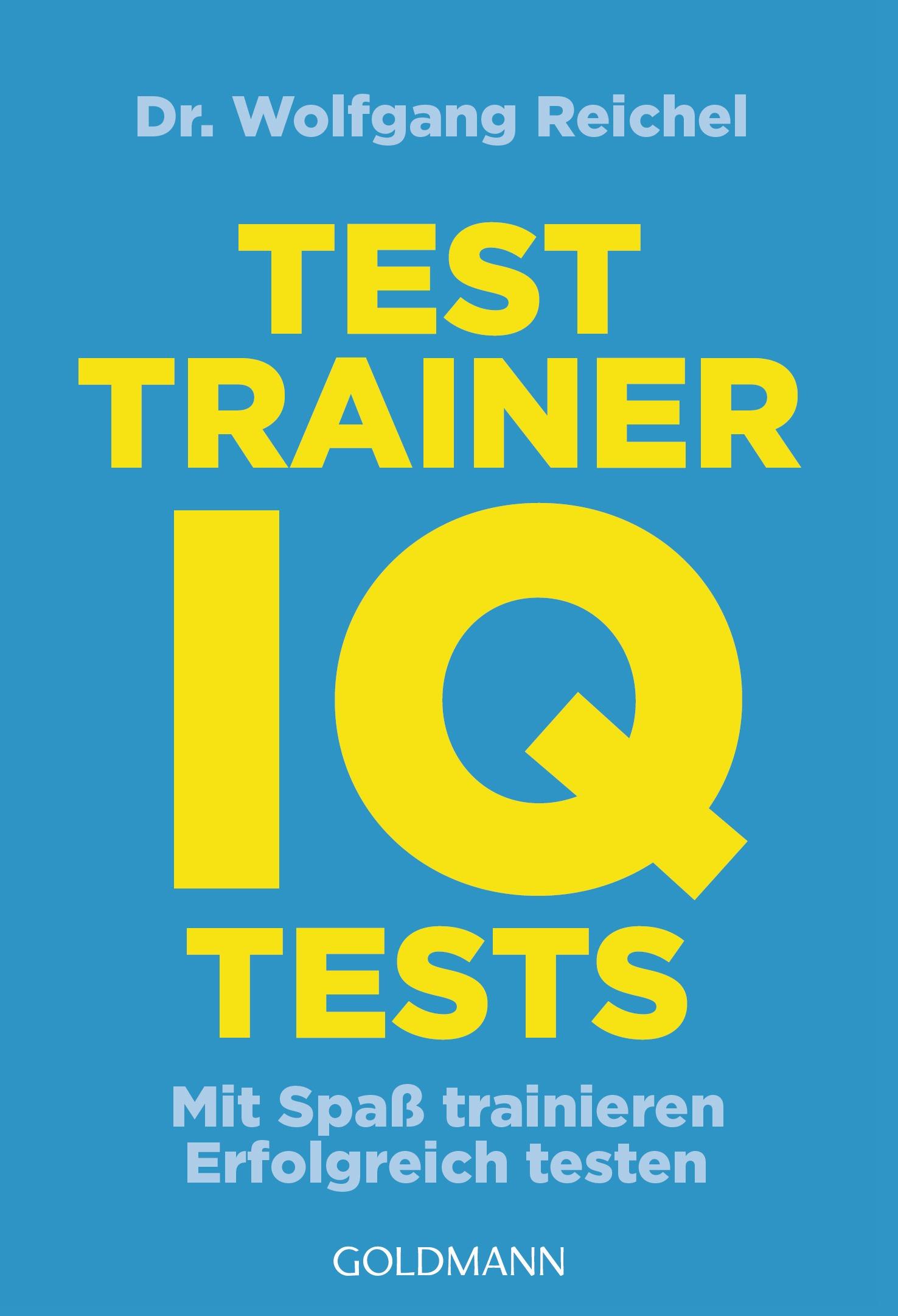 Vorderes Coverbild Testtrainer IQ-Tests
