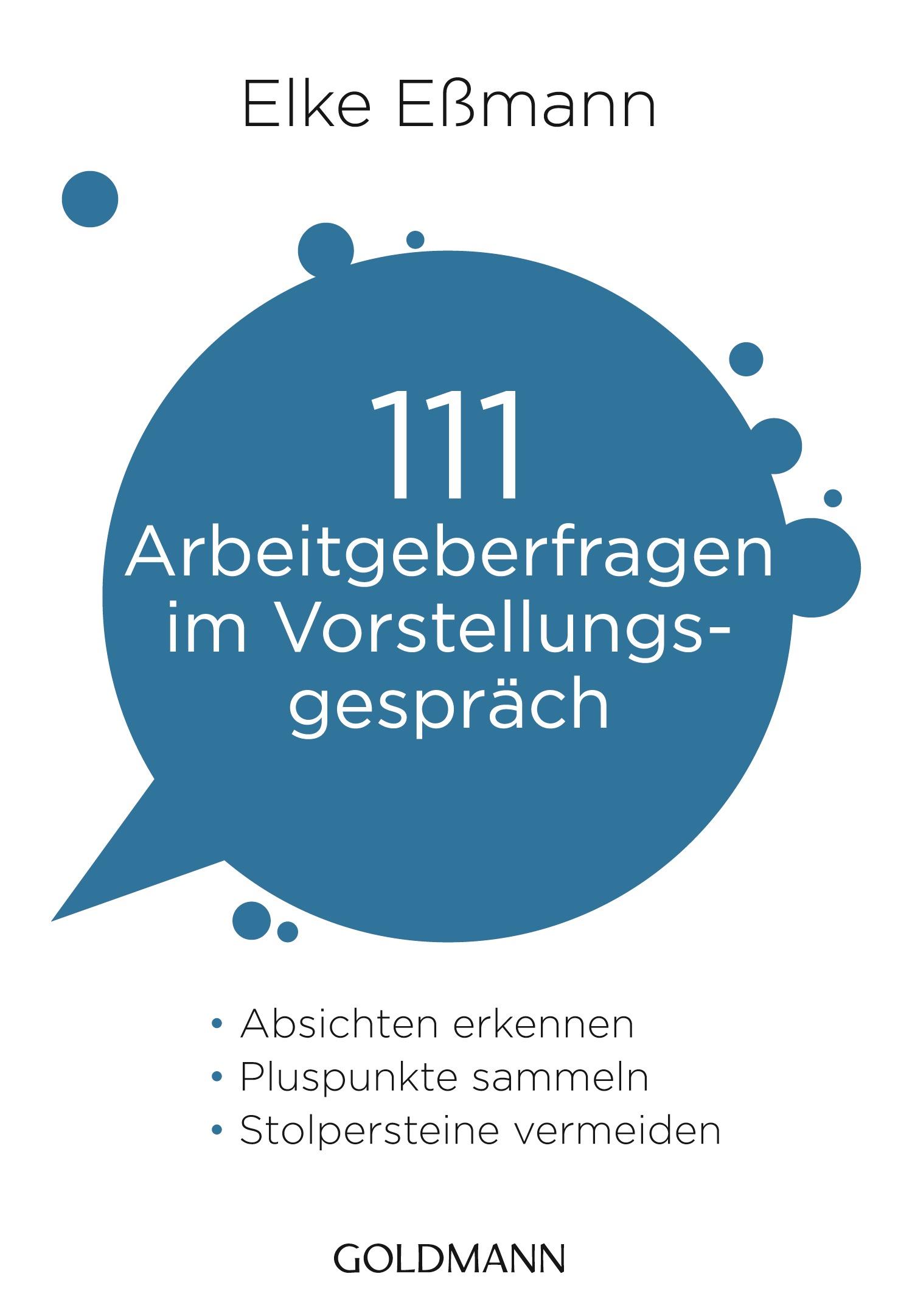 Vorderes Coverbild 111 Arbeitgeberfragen im Vorstellungsgespräch