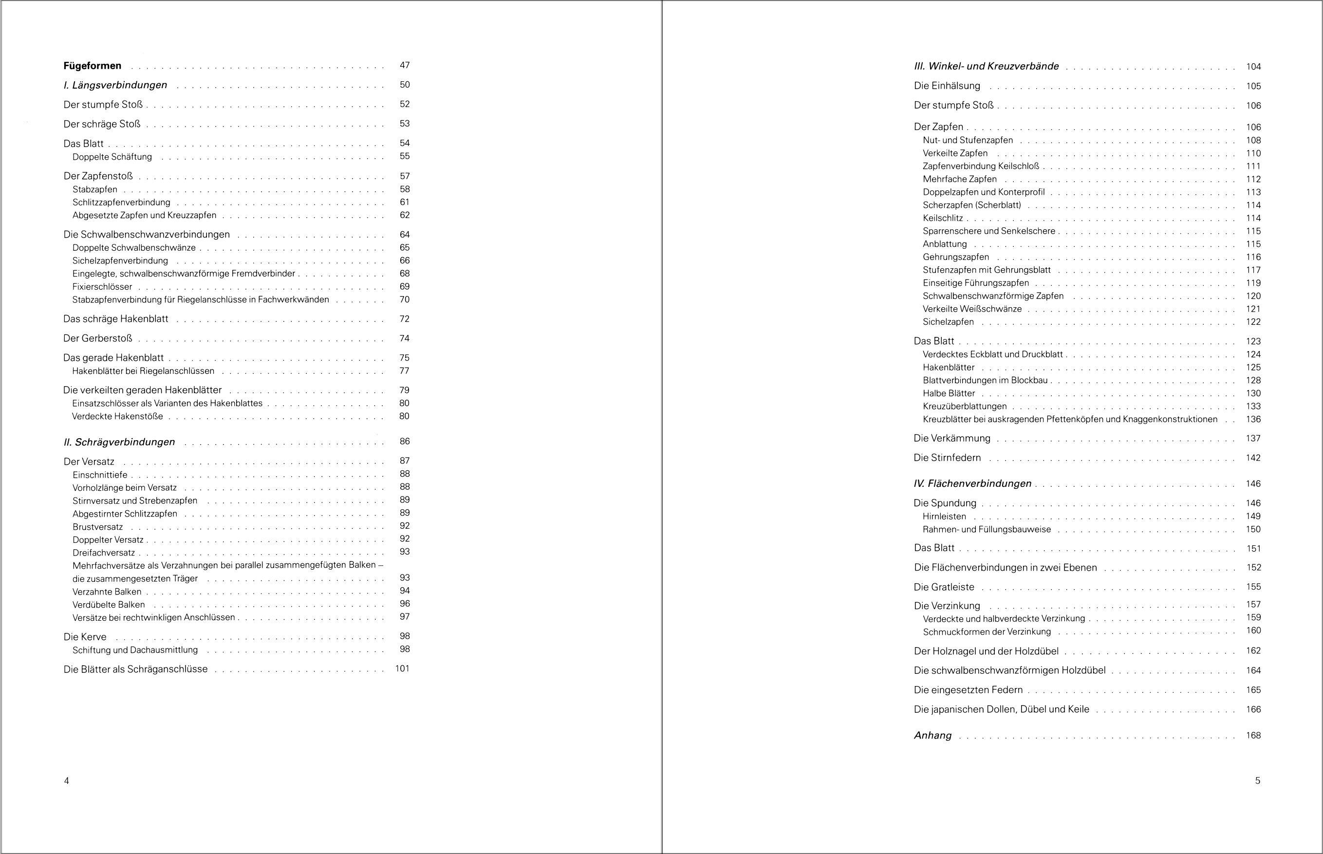 Beispielinhalt (Bild) Holzverbindungen