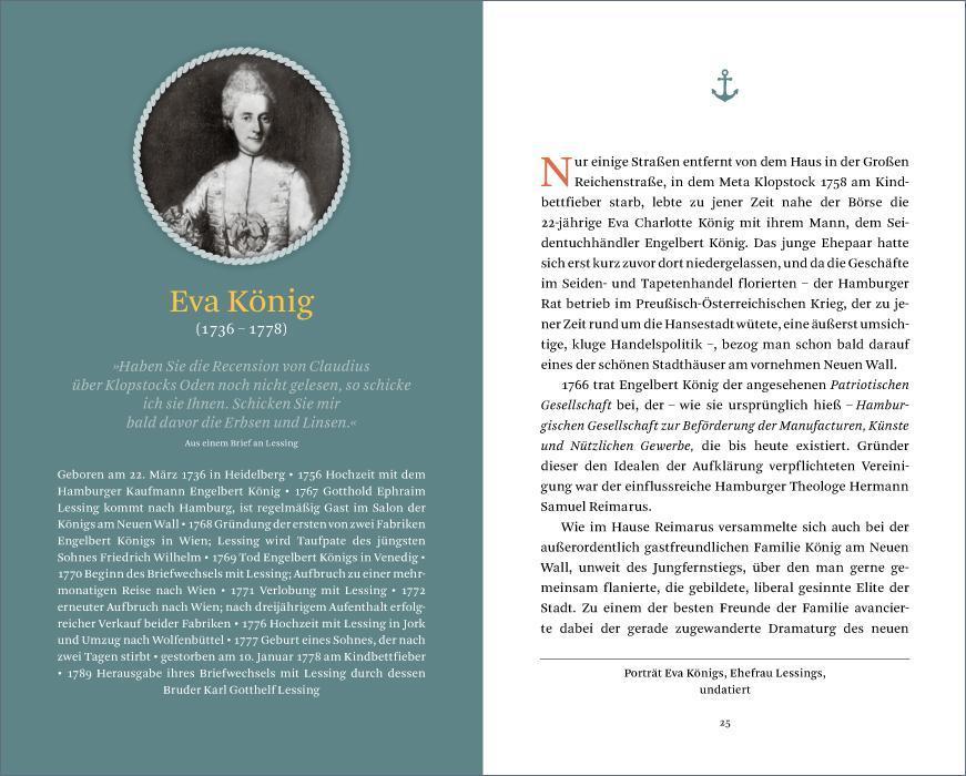 Beispielinhalt (Bild) Hamburgerinnen, die lesen, sind gefährlich