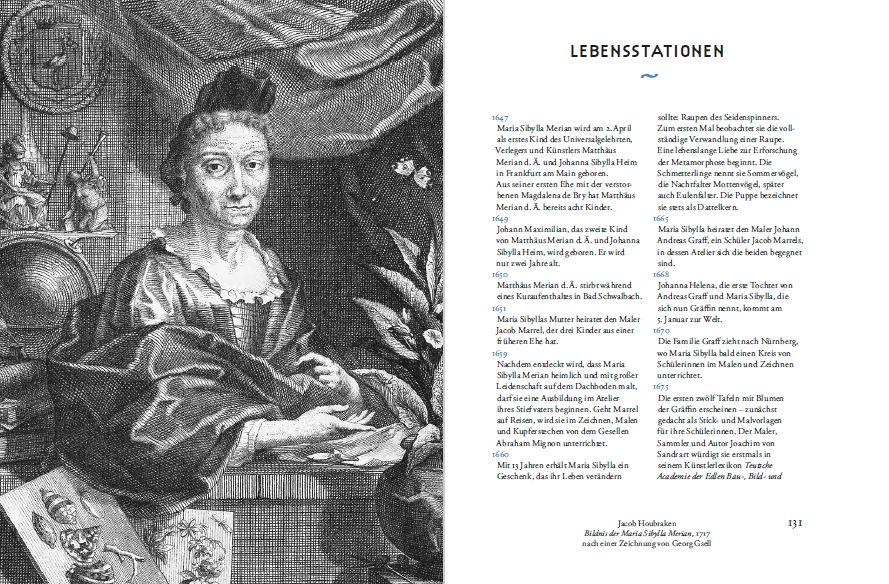 Beispielinhalt (Bild) Maria Sibylla Merians Reise zu den Schmetterlingen
