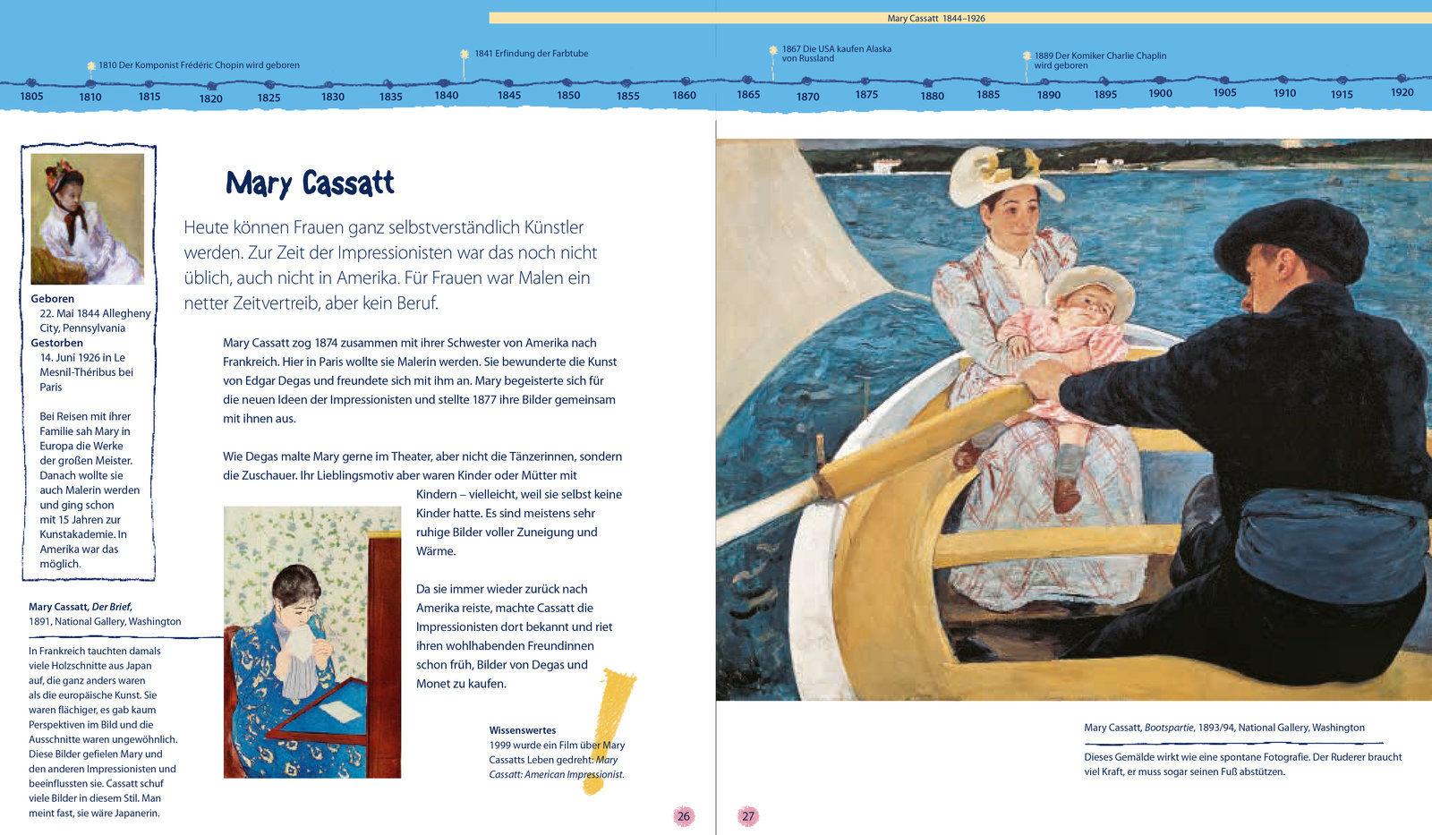 Beispielinhalt (Bild) Monet und seine Freunde. 13 Impressionisten, die du kennen solltest