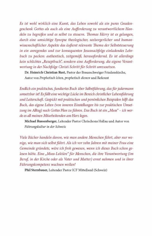 Beispielinhalt (Bild) Von der Kunst, sich selbst zu führen