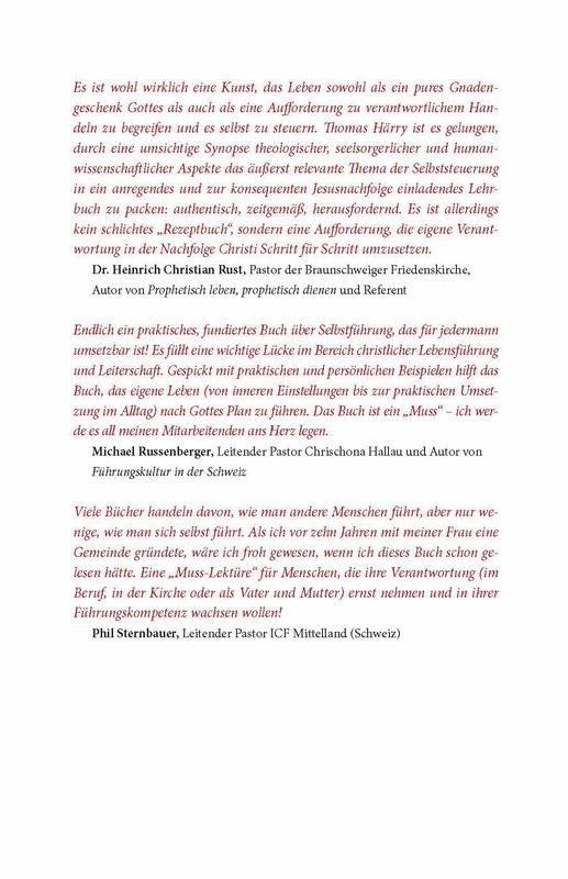 Beispielinhalt (Bild) Von der Kunst, sich selbst zu führen