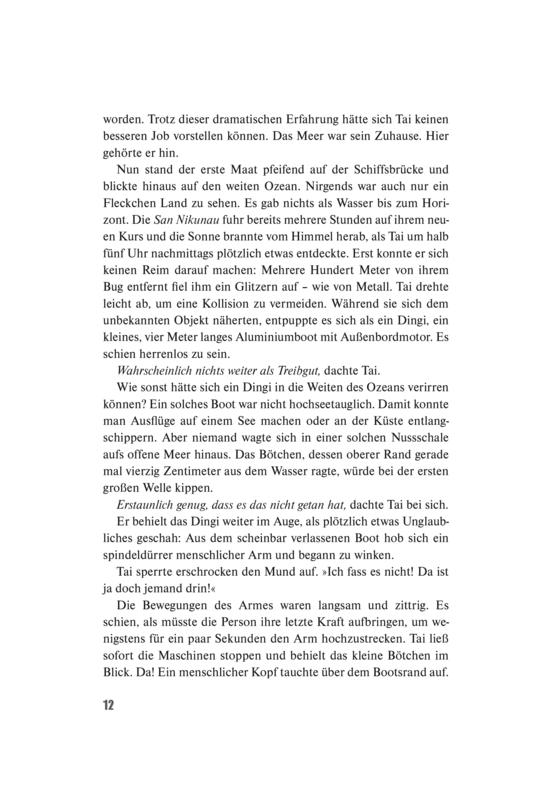 Beispielinhalt (Bild) Verschollen in der Südsee