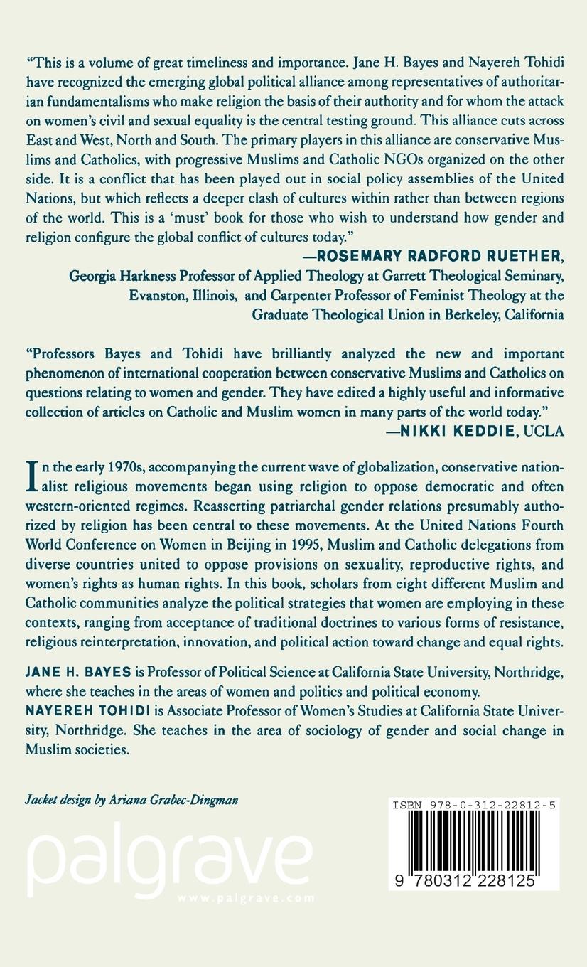 Rückseitencover Globalization, Gender, and Religion