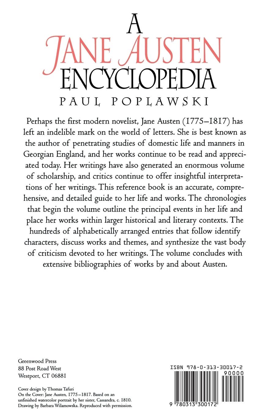 Rückseitencover A Jane Austen Encyclopedia