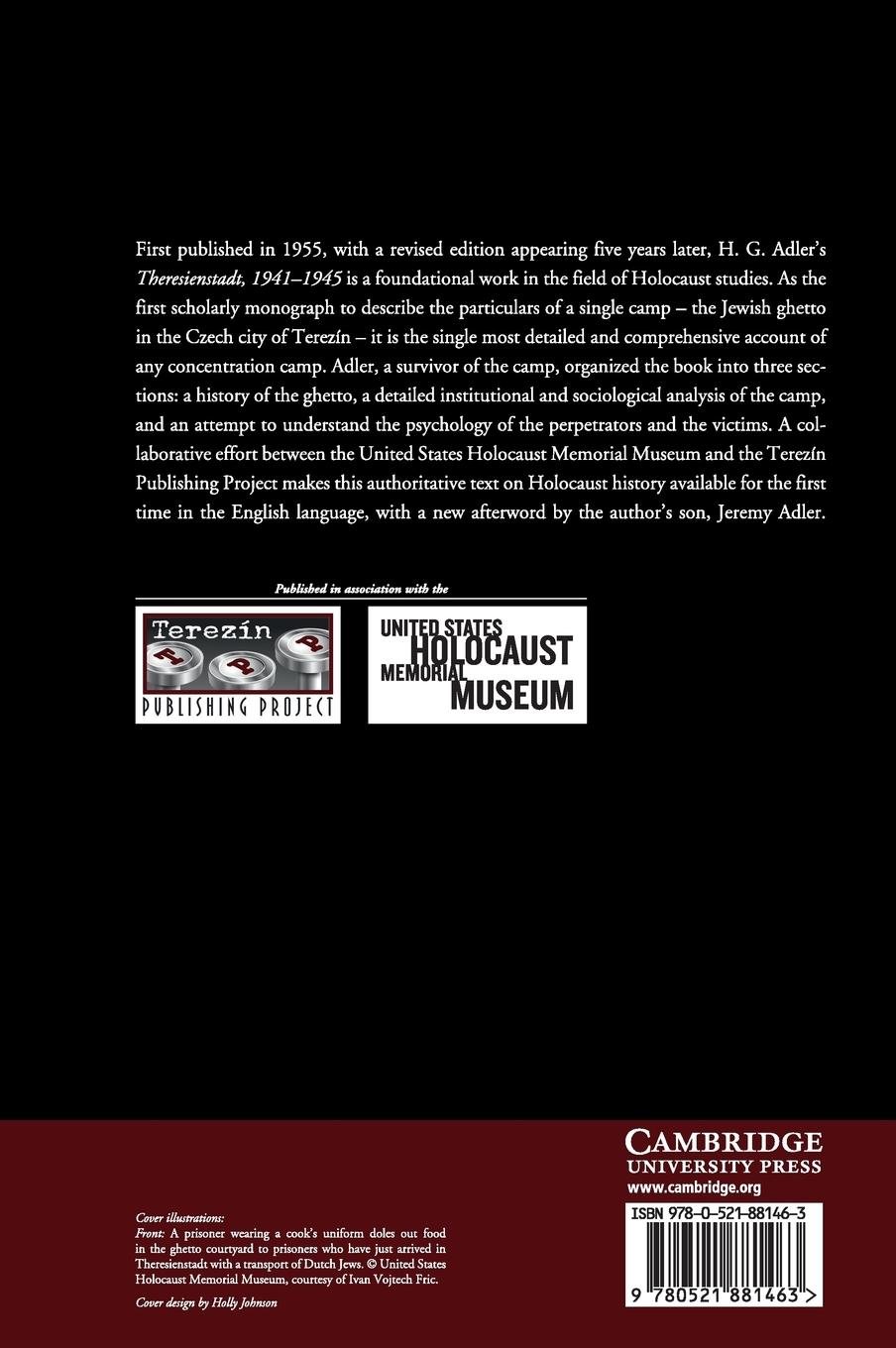 Rückseitencover Theresienstadt 1941-1945