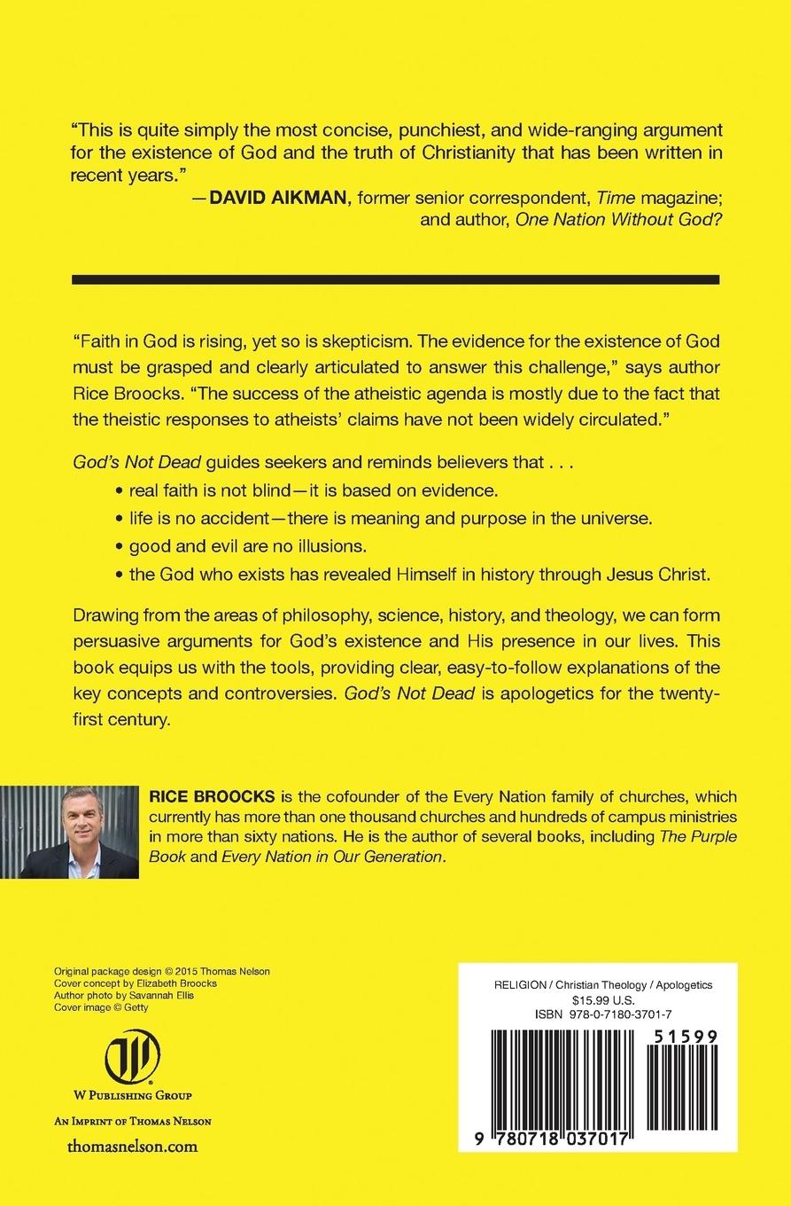 Rückseitencover God's Not Dead