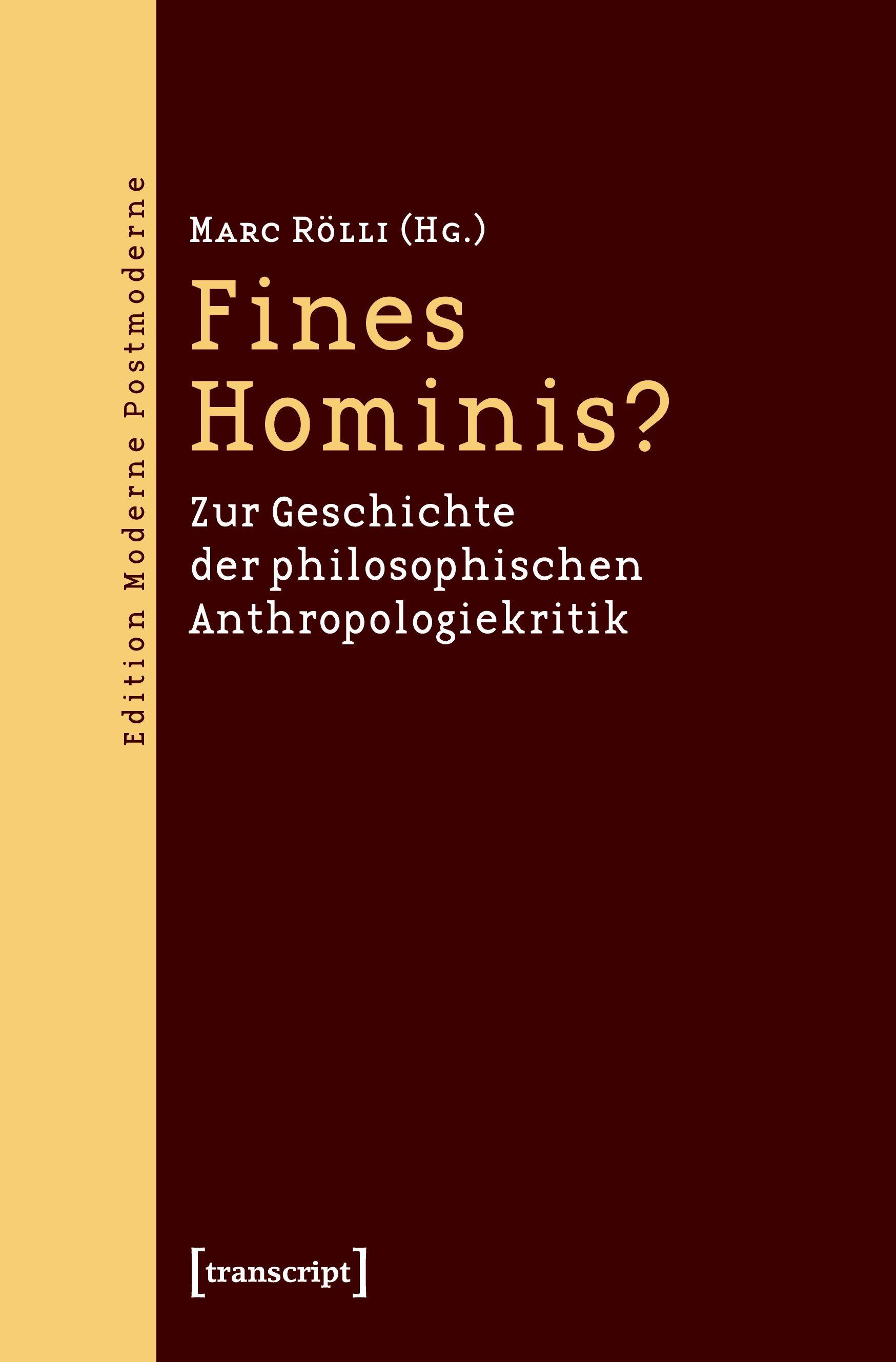 Vorderes Coverbild Fines Hominis?