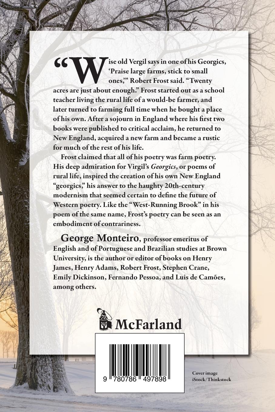 Rückseitencover Robert Frost's Poetry of Rural Life