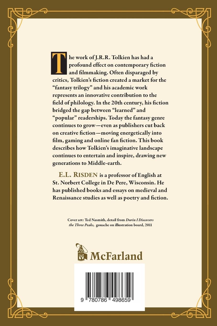 Rückseitencover Tolkien's Intellectual Landscape