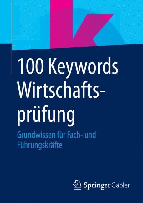 Vorderes Coverbild 100 Keywords Wirtschaftsprüfung