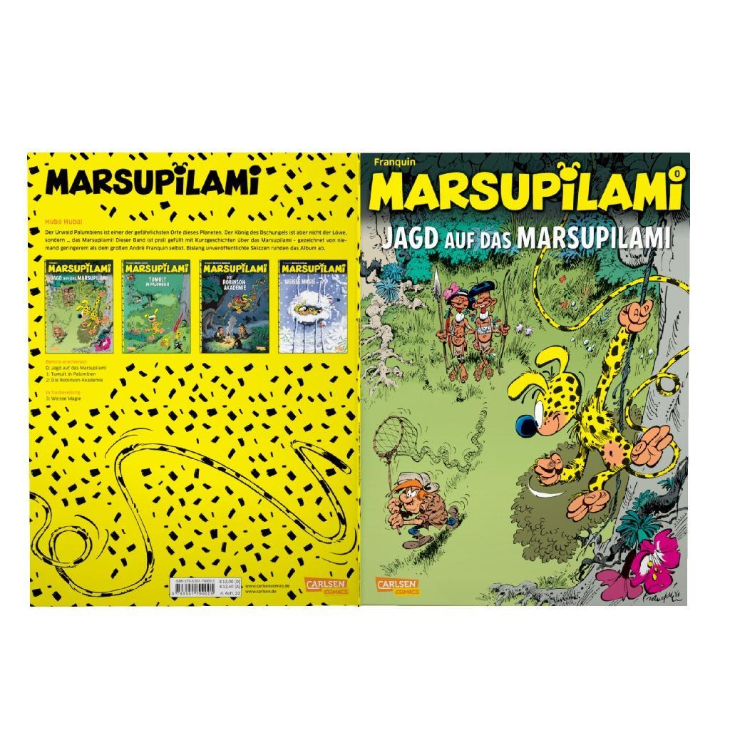 Beispielinhalt (Bild) Marsupilami 00: Jagd auf das Marsupilami
