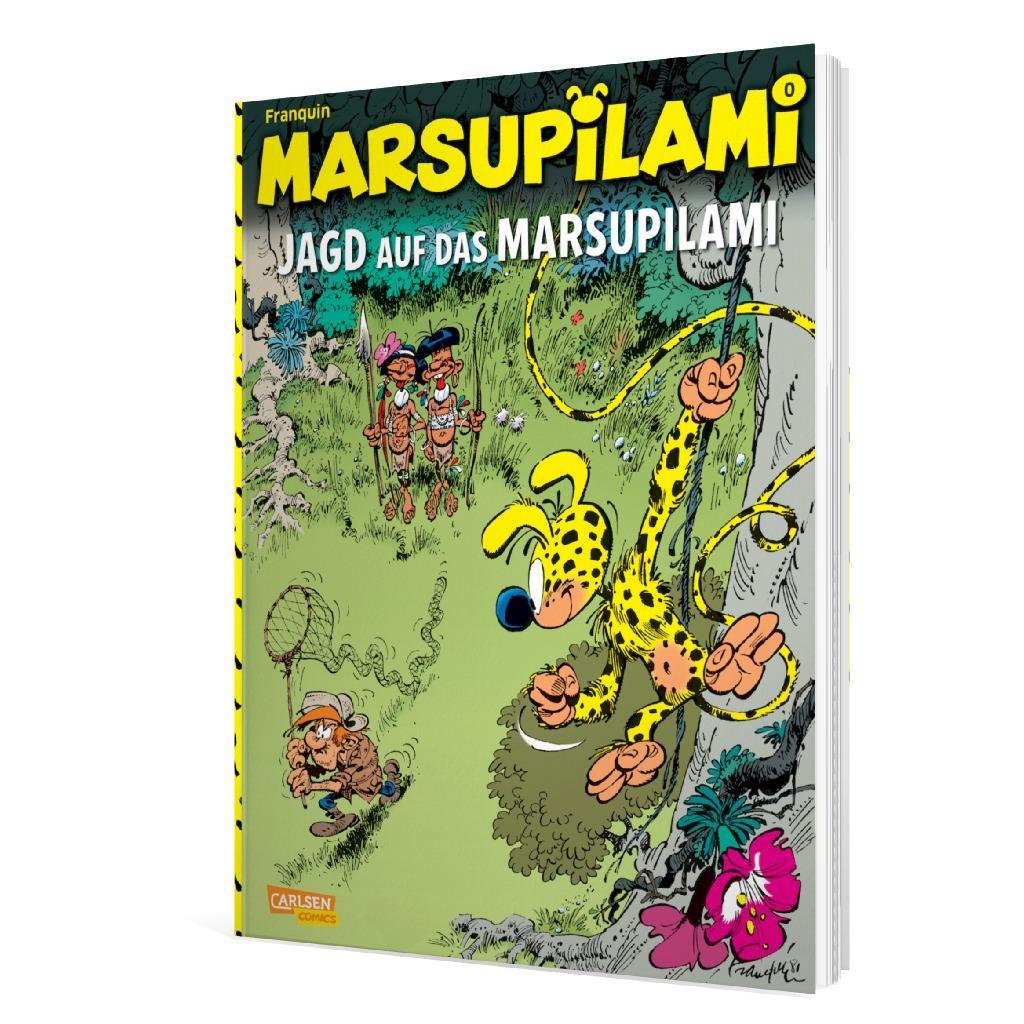 Beispielinhalt (Bild) Marsupilami 00: Jagd auf das Marsupilami
