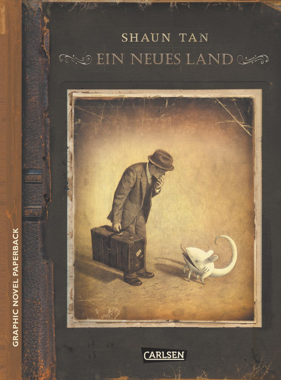 Vorderes Coverbild Graphic Novel paperback: Ein neues Land