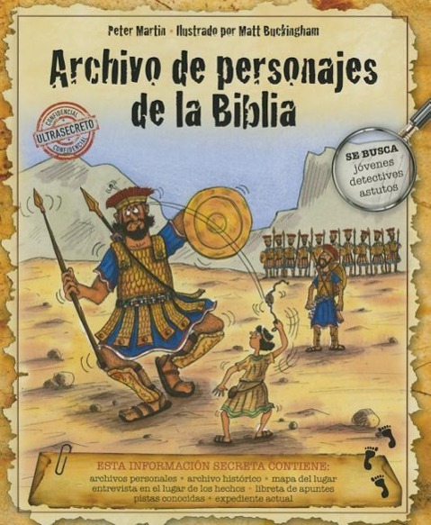 Vorderes Coverbild Archivo de Personajes de La Biblia.: Bible People Factfile