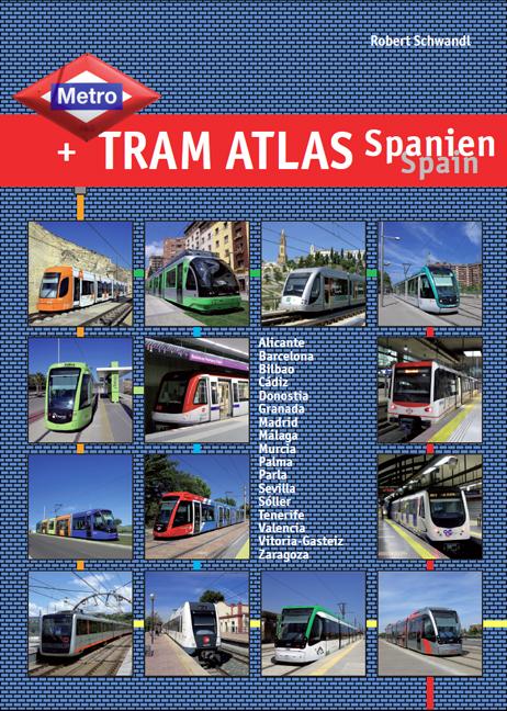 Vorderes Coverbild Metro & Tram Atlas Spanien / Spain