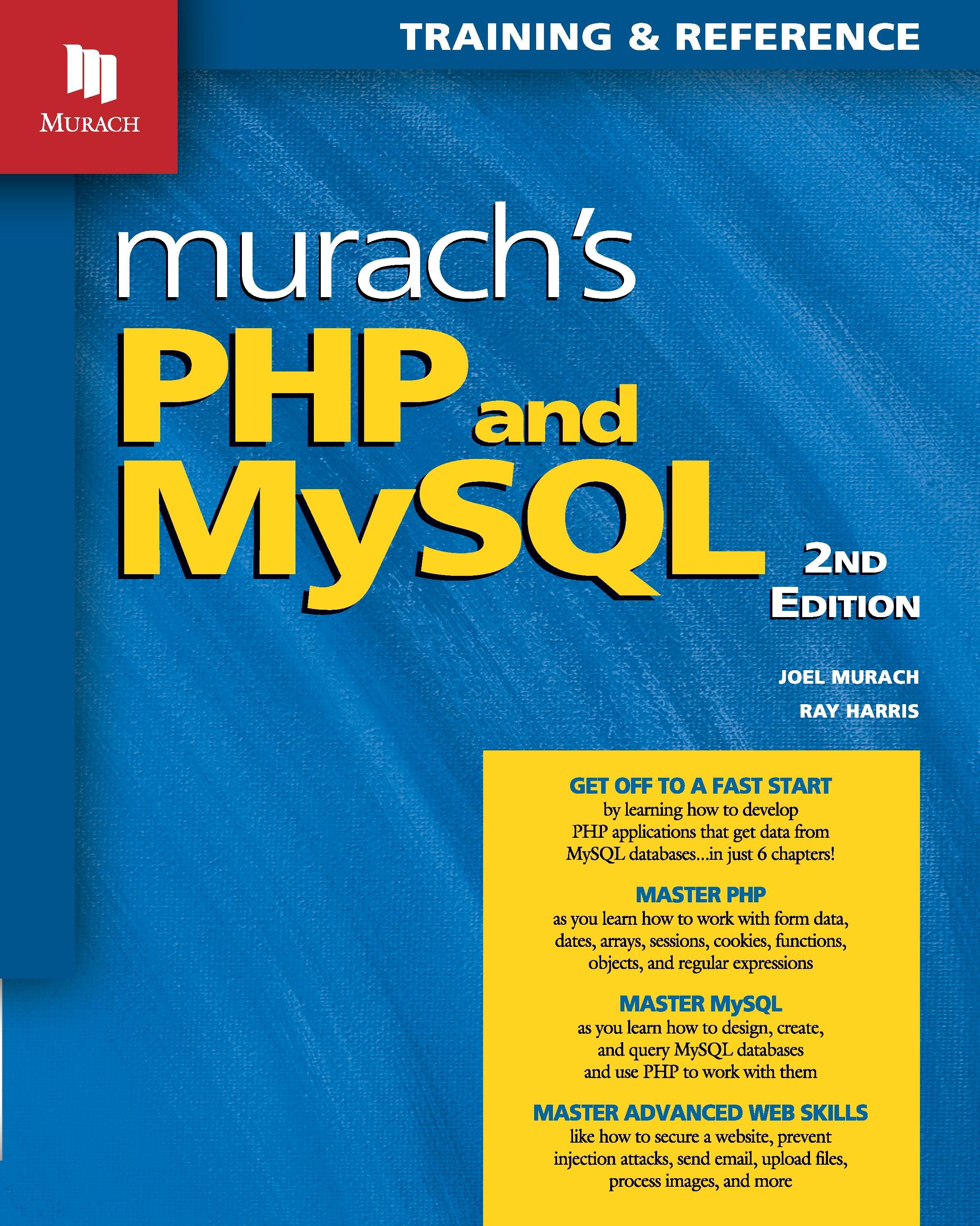 Vorderes Coverbild Murach's PHP and MySQL (2nd Edition)